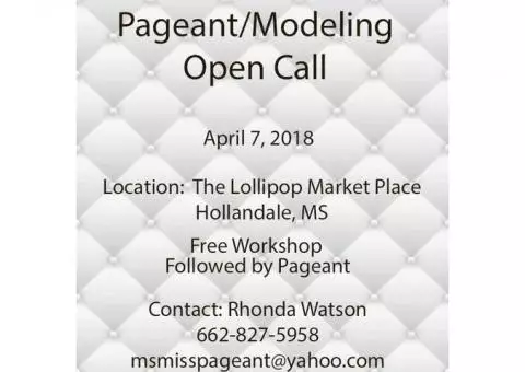 Model/Pageant OPEN CALL